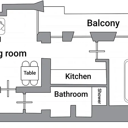 Appartement Via Sant'alessandro 22 - Sostify Bergamo